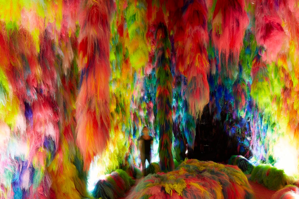 2019 she represented Iceland at La Biennale di Venezia with another multi-sensory large scale installation Chromo Sapiens which is on permanent display in her art center in Reykjavik, Iceland. Photo credit: Elisabet Davidsdottir